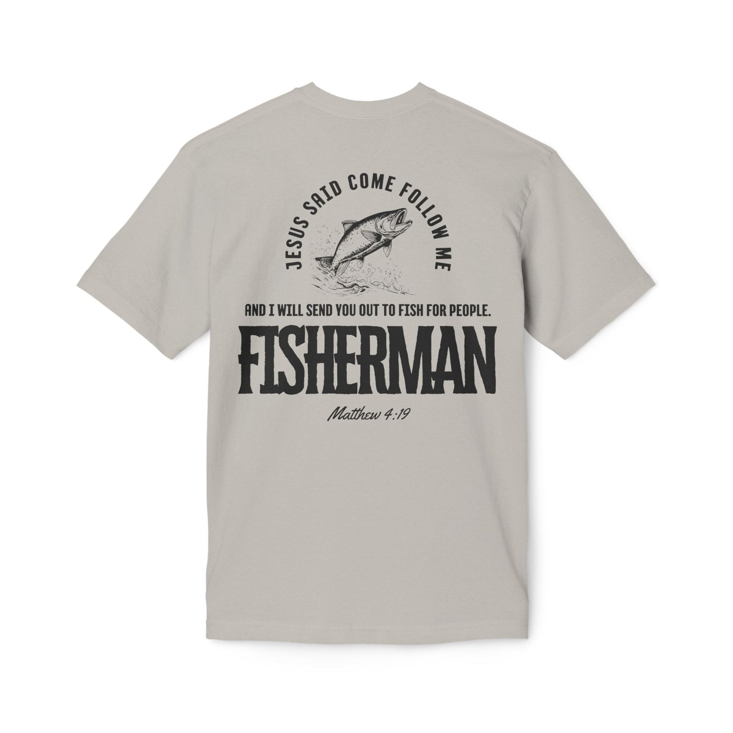 Made In The USA - Christian Fisherman T-Shirt, Inspirational Tee for Faith & Fishing Lovers
