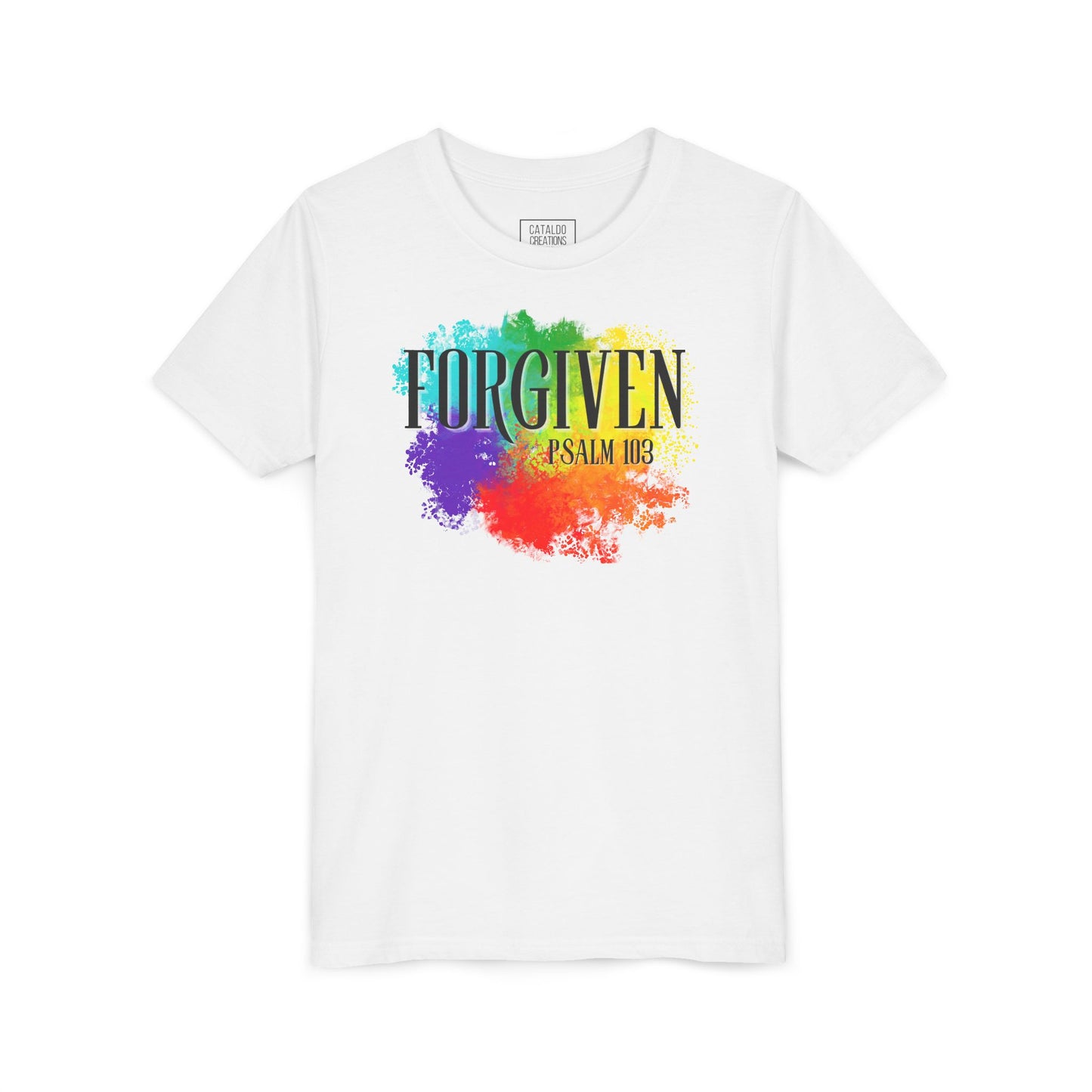 Kids Forgiven Bible Verse Short Sleeve Tee