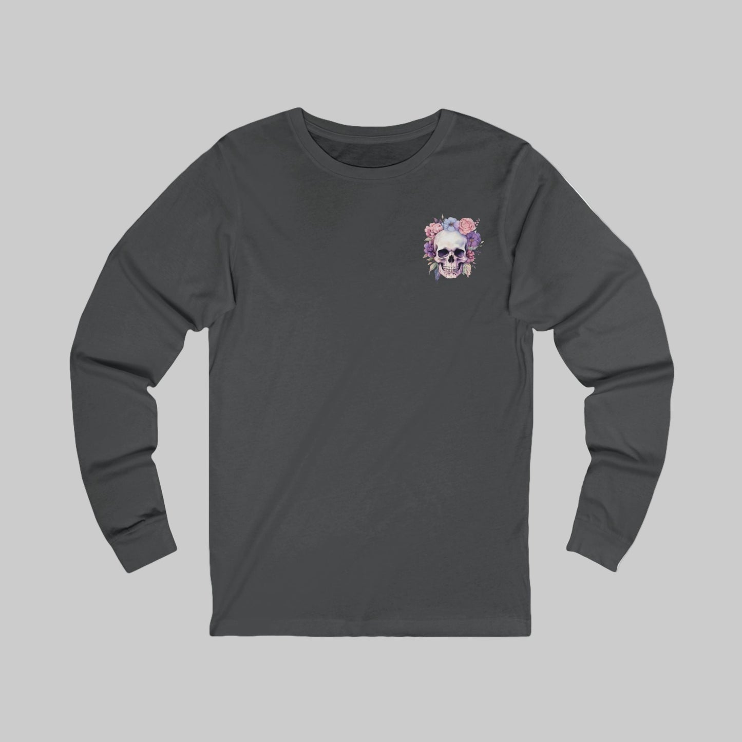 Dry Bones Come Alive Shirt Long Sleeve T-Shirt, Funky Skull And Flowers Christian Long Sleeve Tee