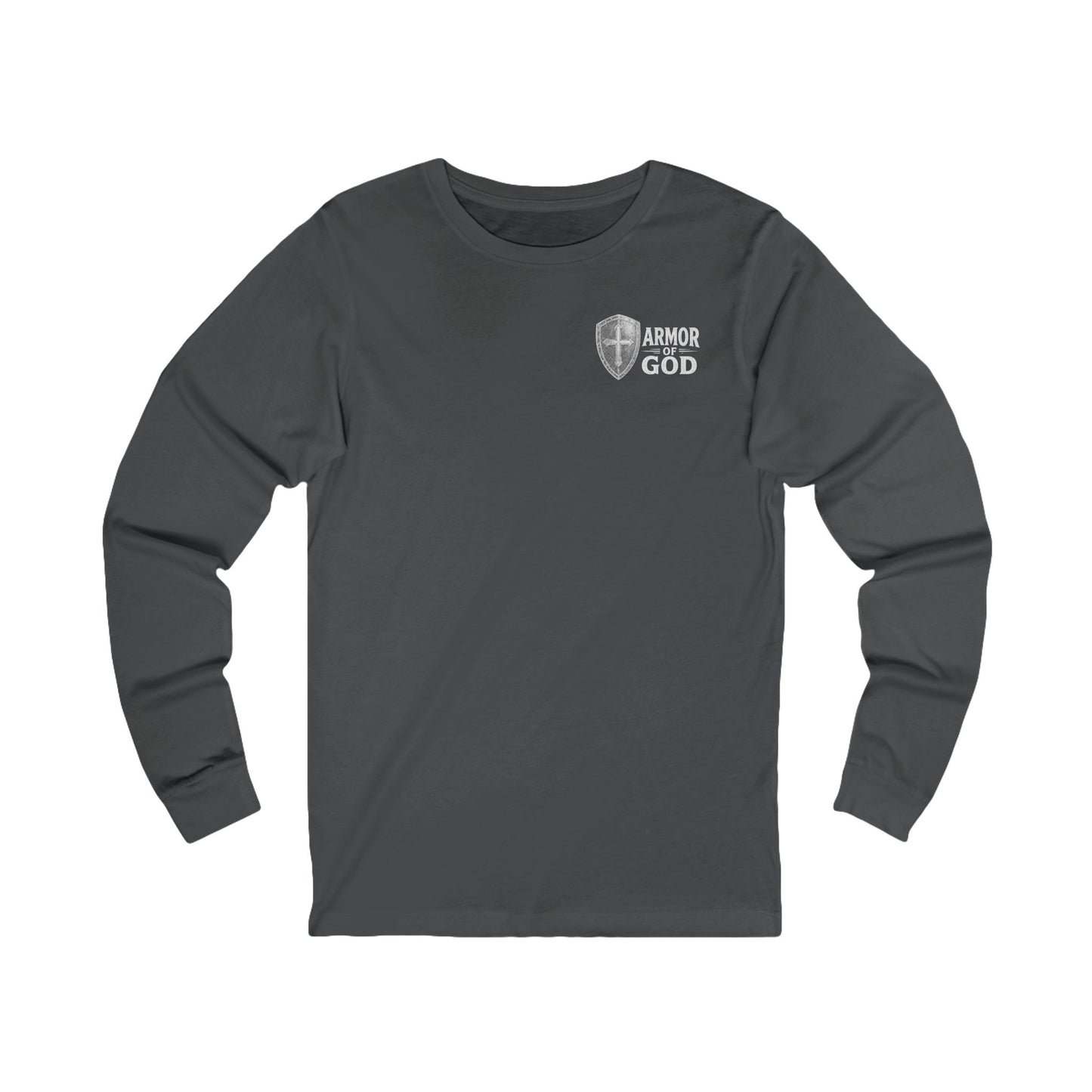 Full Armor of God Long Sleeve Tee — Christian Faith Scripture Shirt (Ephesians 6:13)