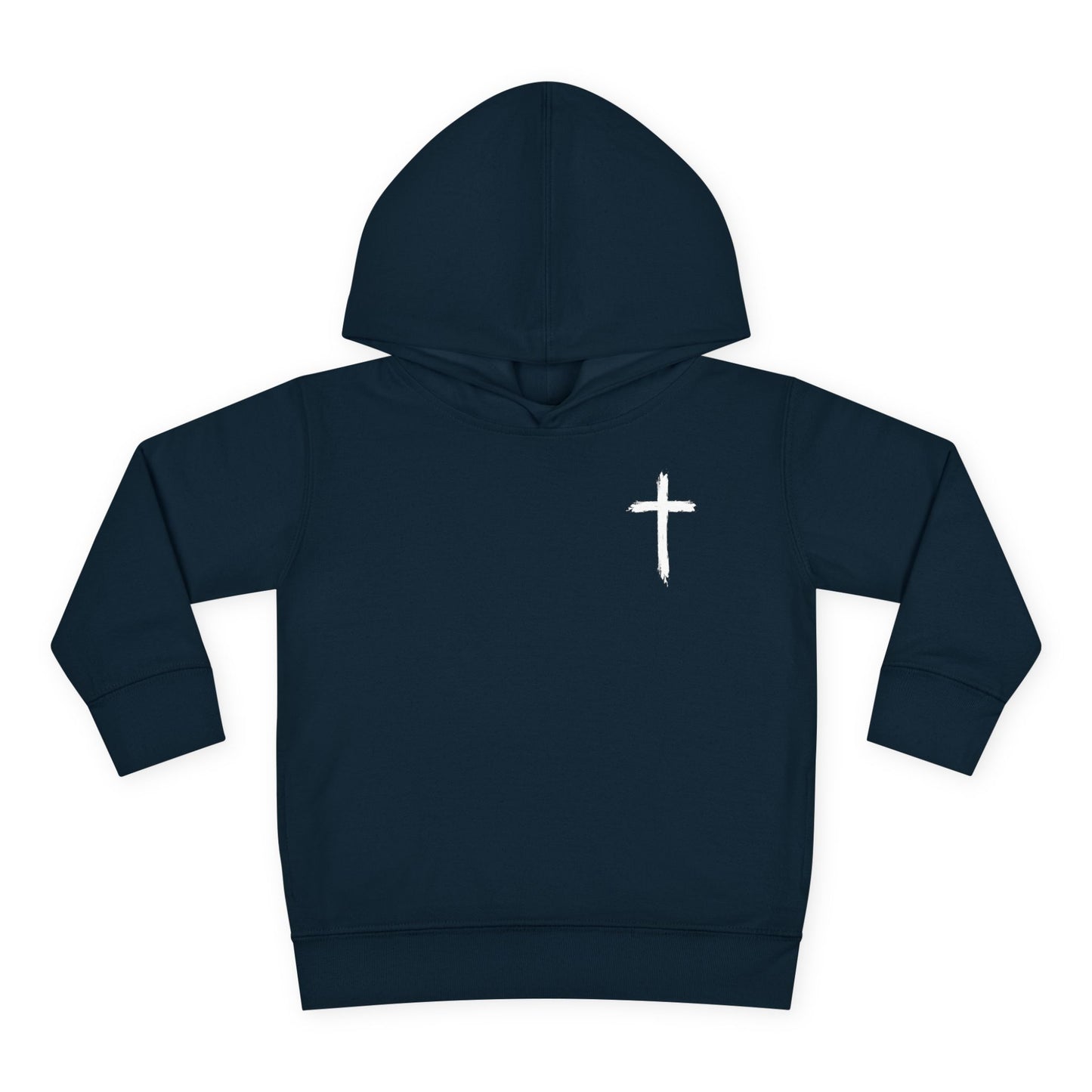 Toddler Christian Fleece Hoodie - Jesus Fisherman Design, Cute Kids Sweatshirt, Religious Baby Gift, Faith Hoodie