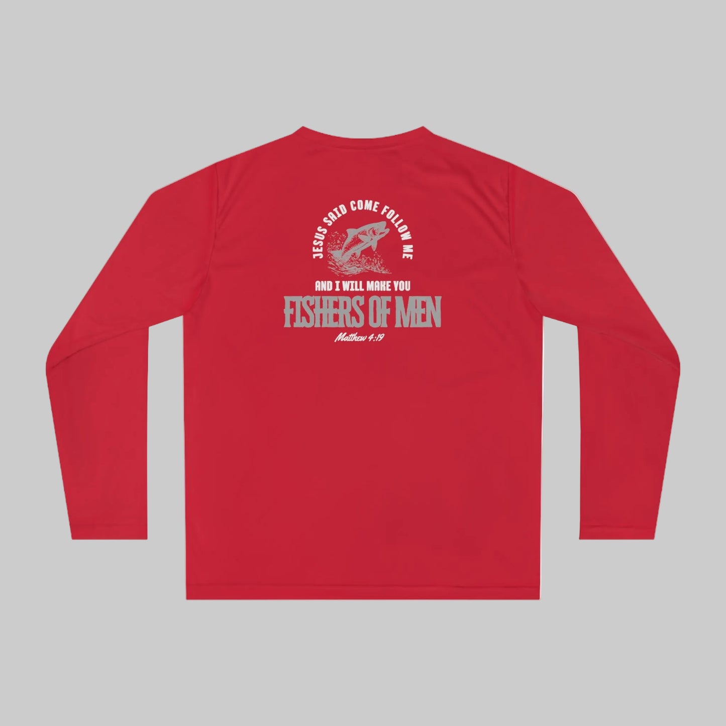 Fishers Of Men UV Protection Long Sleeve Shirt, Scripture Shirt For The Outdoors