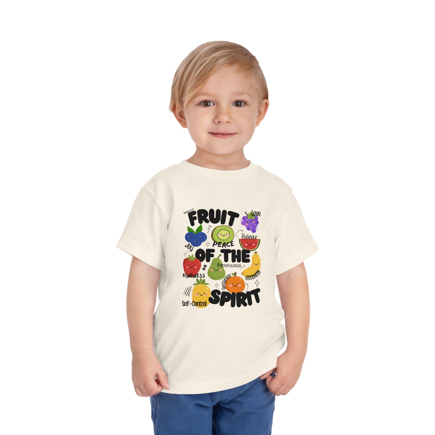 Toddler Fruit of the Spirit Christian T-Shirt, Galatians 5:22–23 Bible Verse Tee