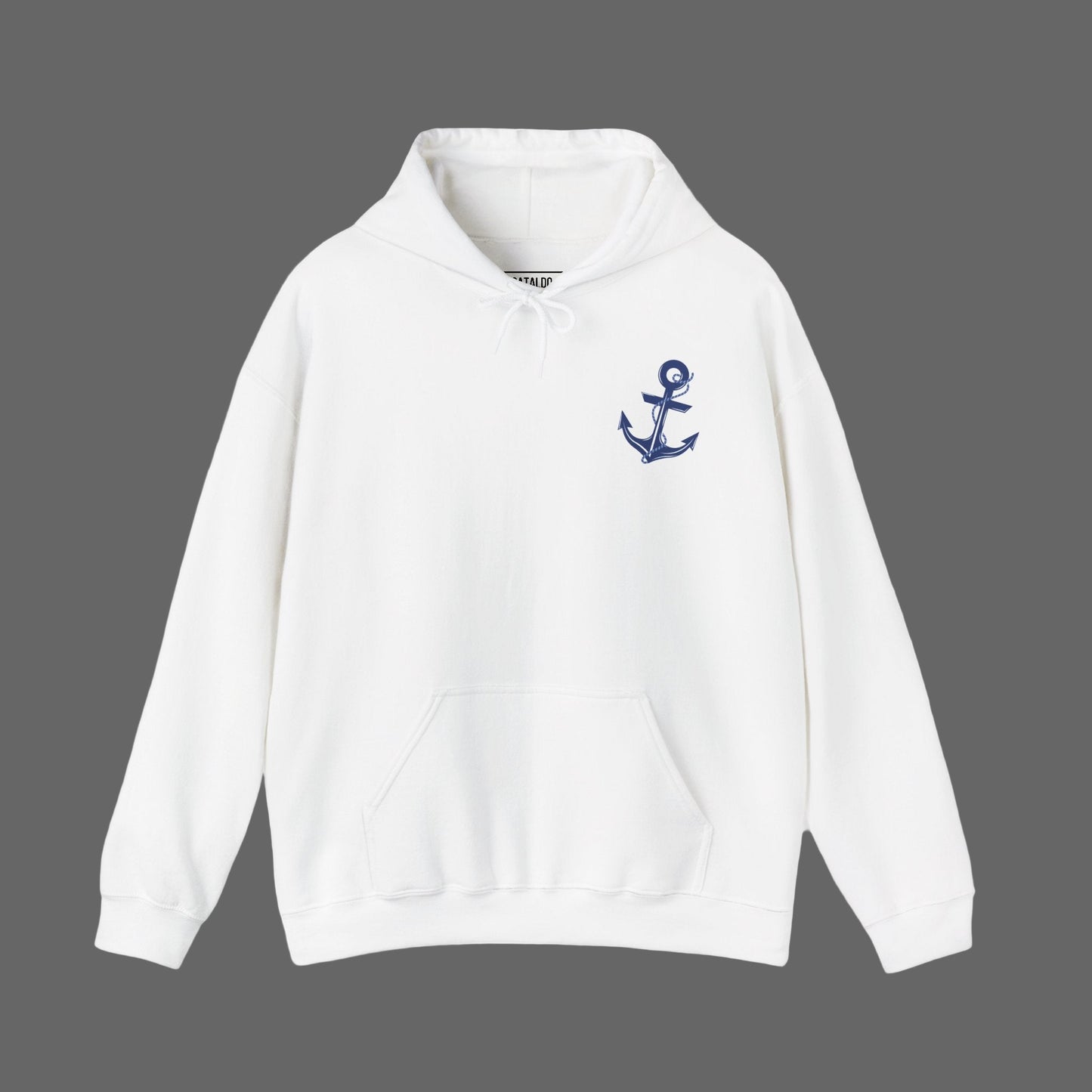 When The Storm Is Raging, My Anchor Never Fails Christian Nautical Hoodie, Anchored In The Lord Hooded Sweatshirt, Hebrews Bible Verse SweatShirt