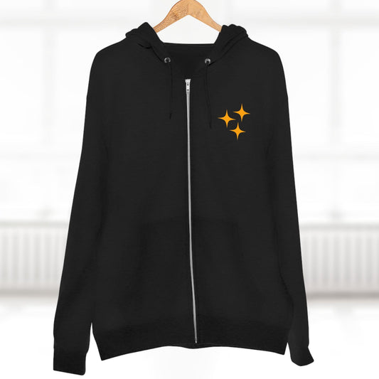 Psalm 19 Zip-Up Hooded Sweatshirt, Super Soft 'The Heavens Declare God's Glory', Faith-Inspired Bible Verse Full Zip Hoodie