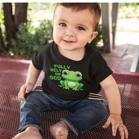 Christian Toddler Short Sleeve T-Shirt. FROG Toddler Boy Tee