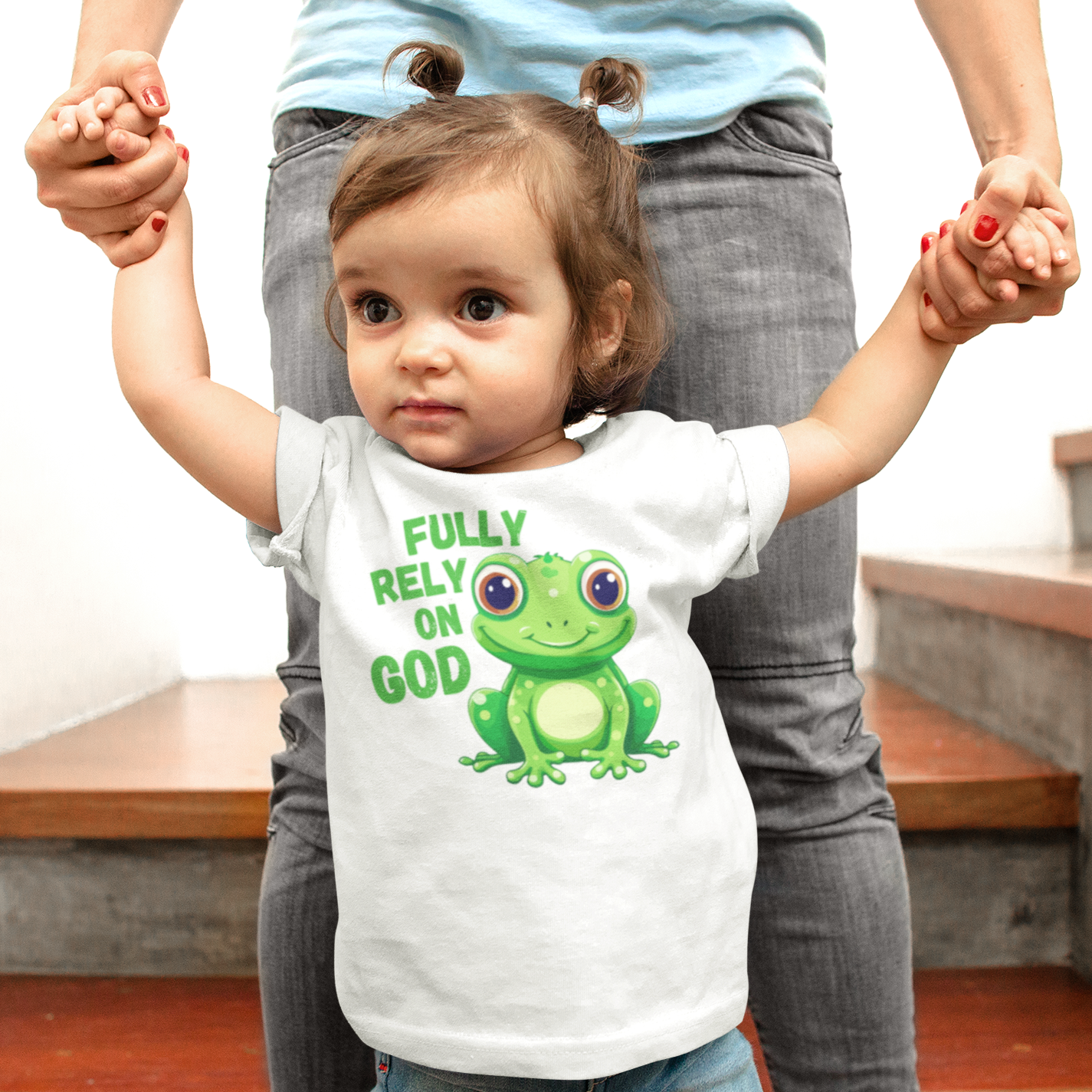 Christian Toddler Short Sleeve T-Shirt. FROG Toddler Boy Tee