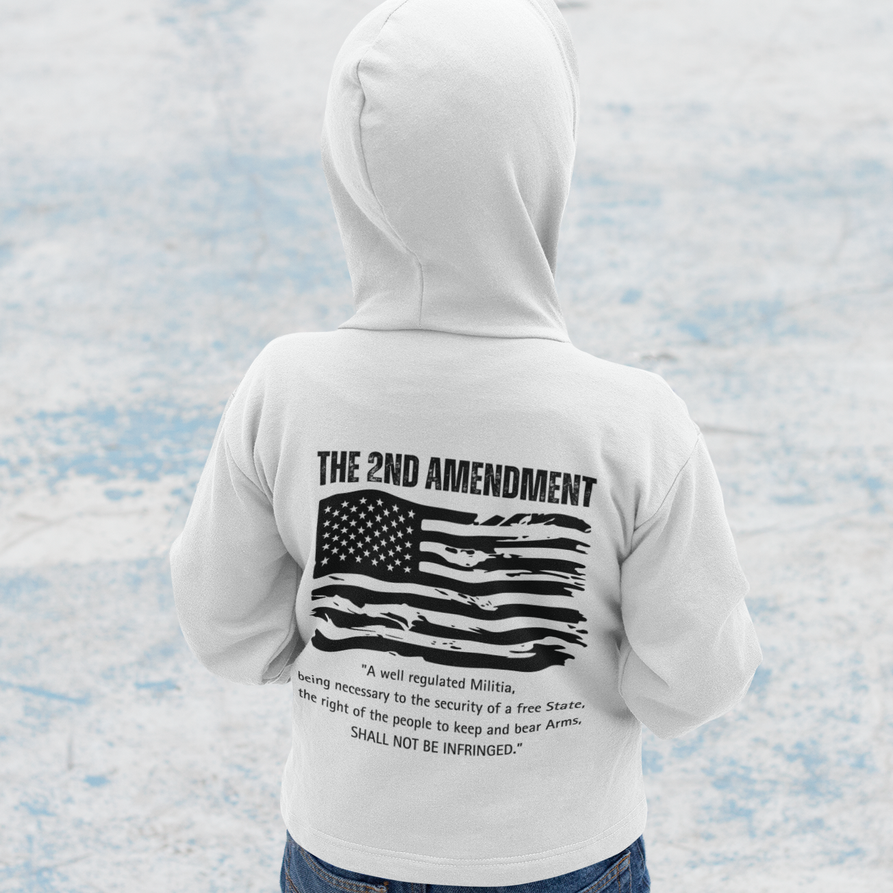 Toddler 2nd Amendment Pullover Fleece Hoodie, Cute Kids Hoodie, American Pride, Gift for Patriots, Cozy Toddler Wear