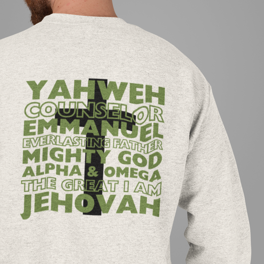 Super Soft YAHWEH Crewneck Sweatshirt