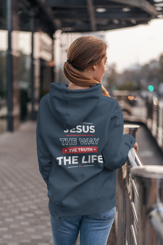 Jesus Is The Way, The Truth, The Life Christian Hoodie