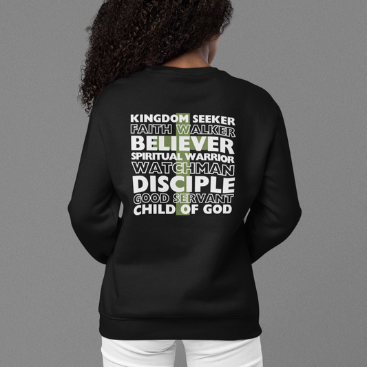 Super Soft Christian Child Of God Sweatshirt. Believer Crewneck Sweatshirt