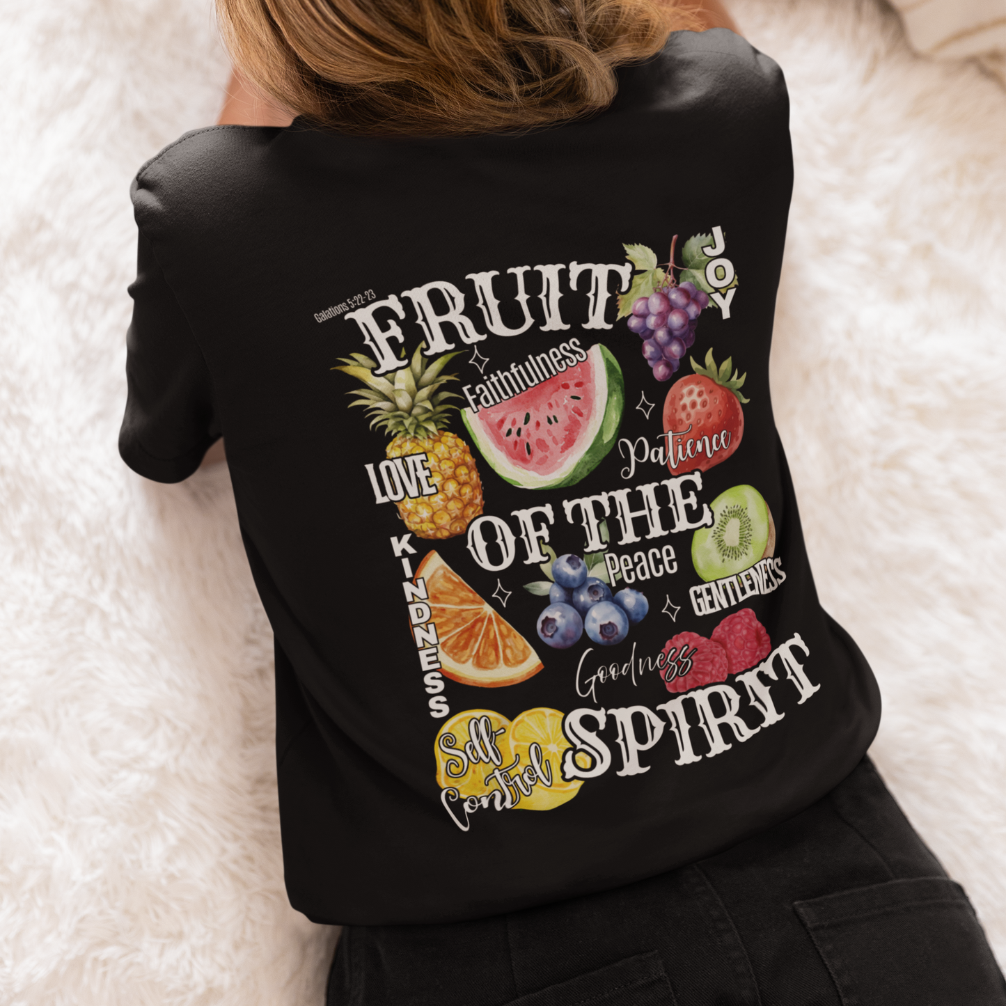 Fruit of the Spirit Christian T-Shirt | Galatians 5:22–23 Bible Verse Tee