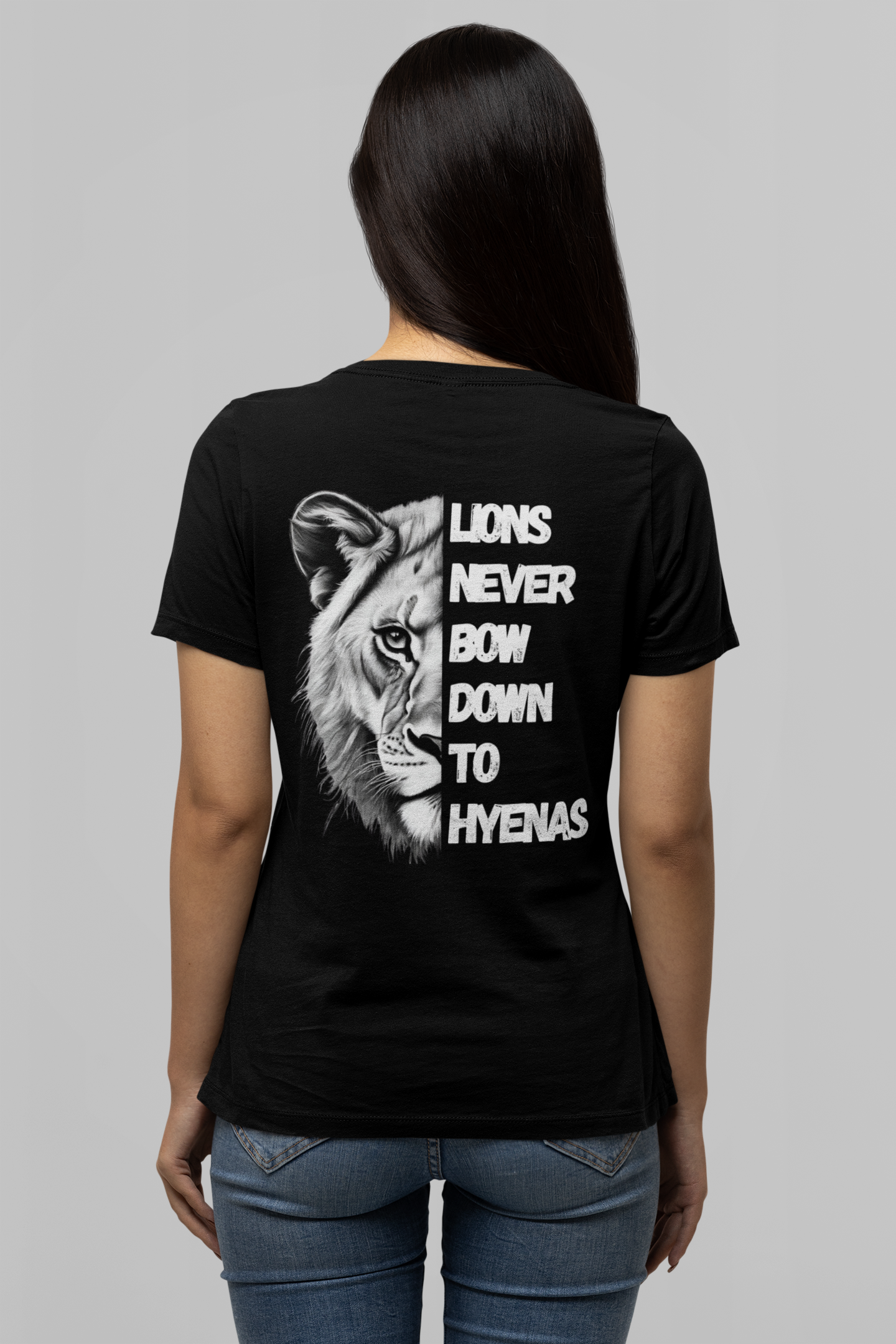 Lions Never Bow Down To Hyenas Short Sleeve Tee. Rebel against Tyranny Christian Shirt For Men And Women. Lion of Judah Christian short sleeve T-Shirt. Christian Cross Shirt