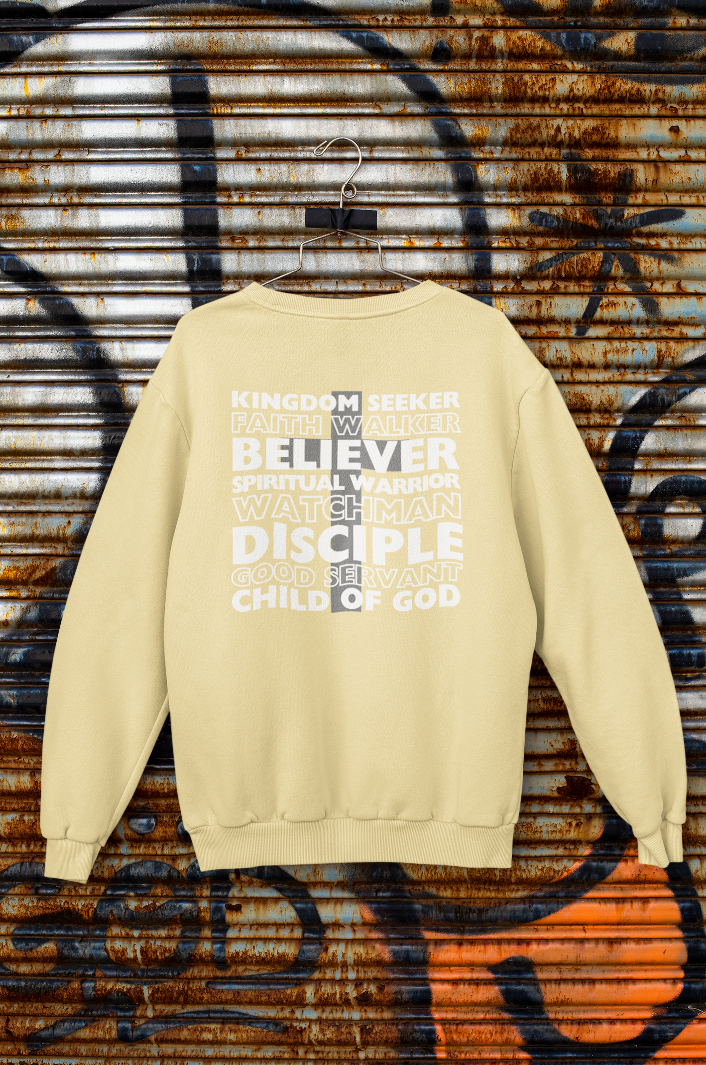 Child Of God Christian High Quality Unisex Sweatshirt. Believer Crewneck. Names For God's Children Comfort Colors Garment Dyed Sweatshirt. Faith Walker