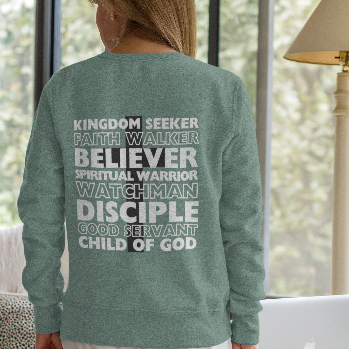 Child Of God Christian High Quality Unisex Sweatshirt. Believer Crewneck. Names For God's Children Comfort Colors Garment Dyed Sweatshirt. Faith Walker