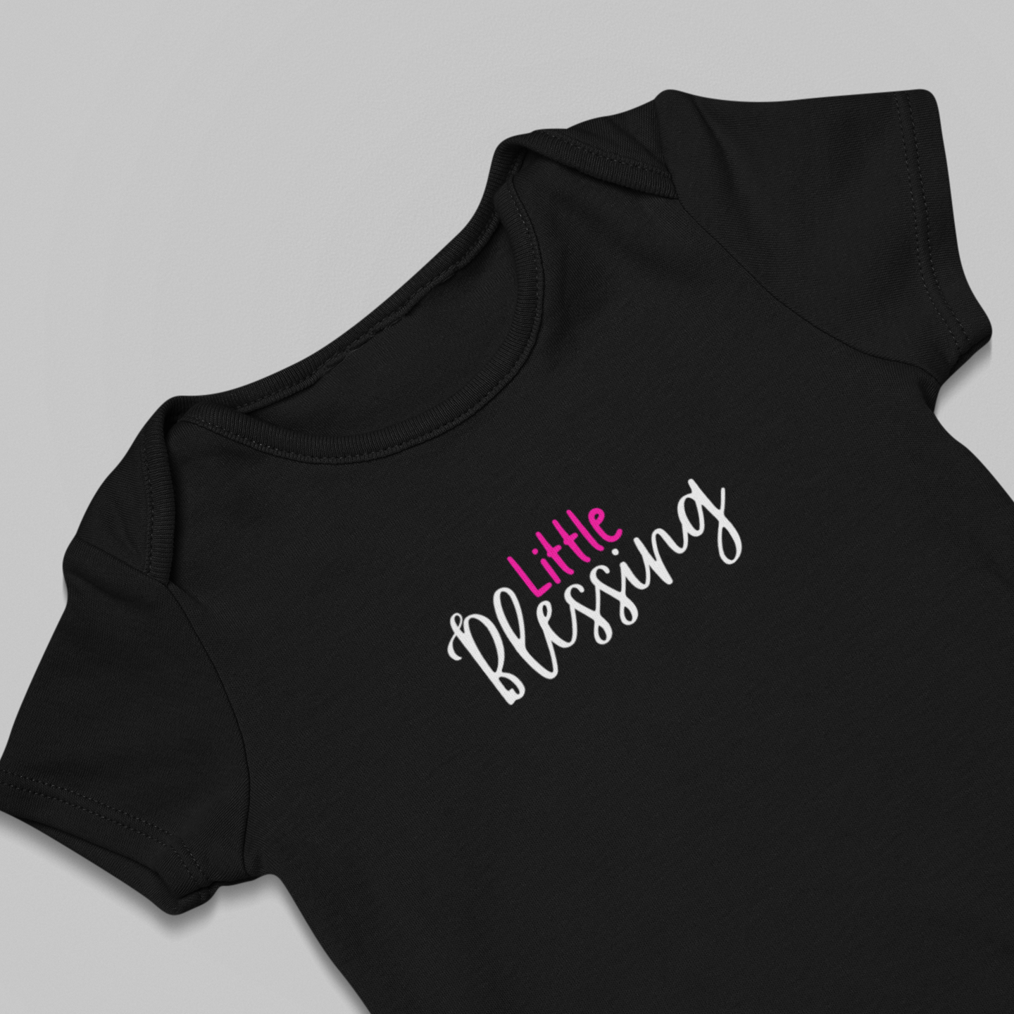 Little Blessing Baby Girl Bodysuit | Christian Infant Onesie | Faith-Based Baby Girl Outfit | Baby Shower Gift