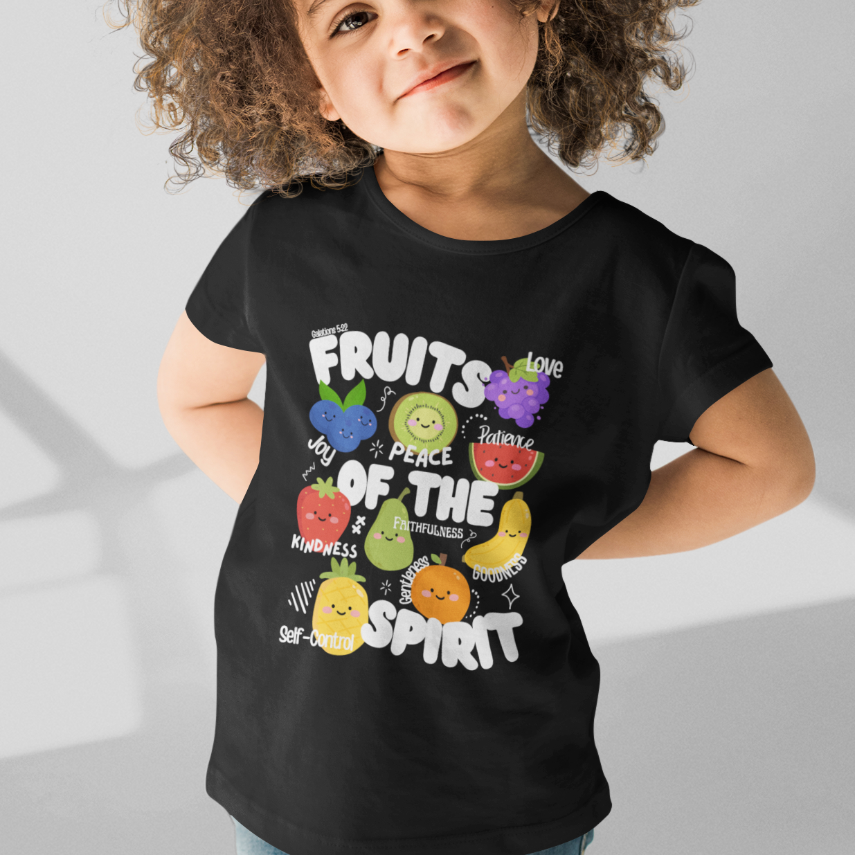 'Fruits of the Spirit' Toddler Tee - Cute Bible Verse Christian Toddler Shirt