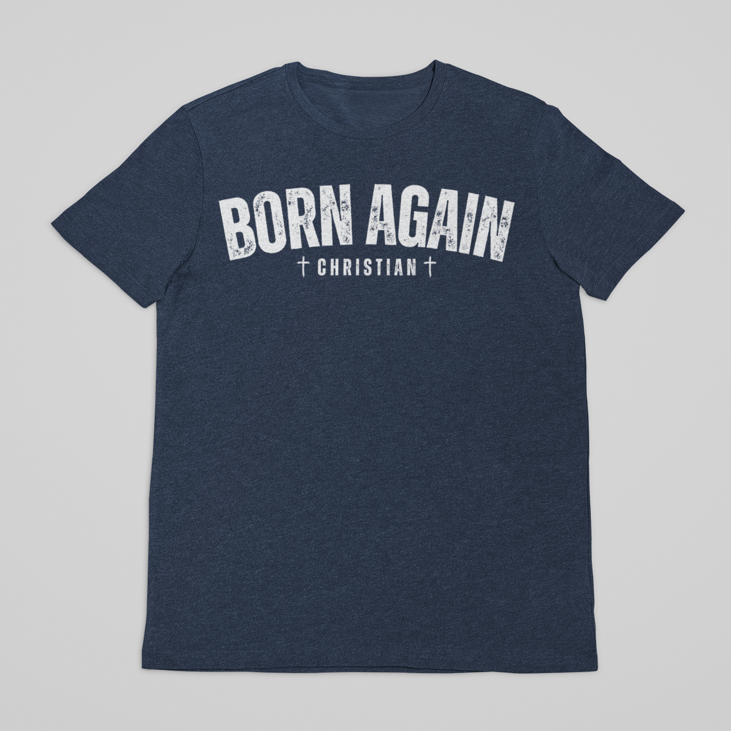 Made In The USA Born Again Christian Apparel, Born Again Cross Tee, Faith-Based Gift, Casual Wear, Spiritual Clothing