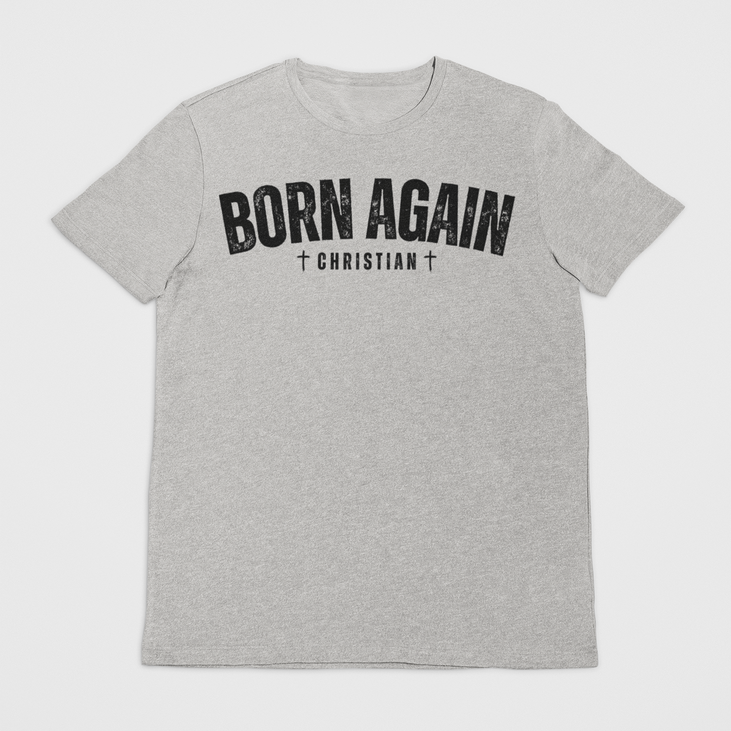 Made In The USA Born Again Christian Apparel, Born Again Cross Tee, Faith-Based Gift, Casual Wear, Spiritual Clothing