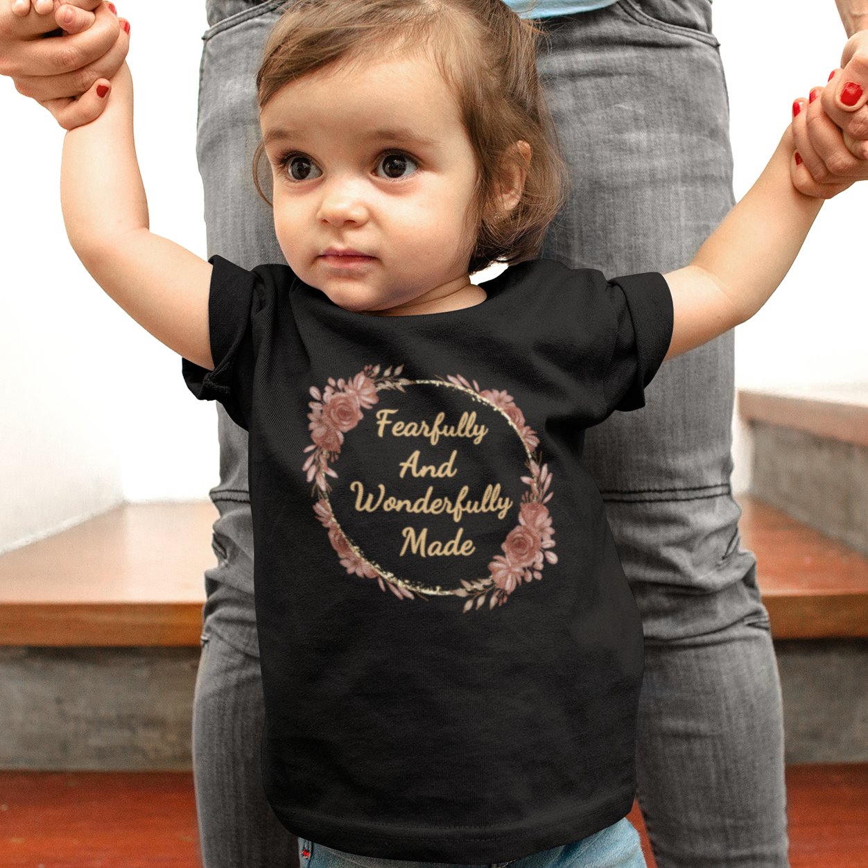 Infant Fearfully and Wonderfully Made Tee, Baby Shower Gift, Newborn Outfit, Cute Kid's Apparel, Religious Baby Clothes, Infant & Toddler T-Shirt