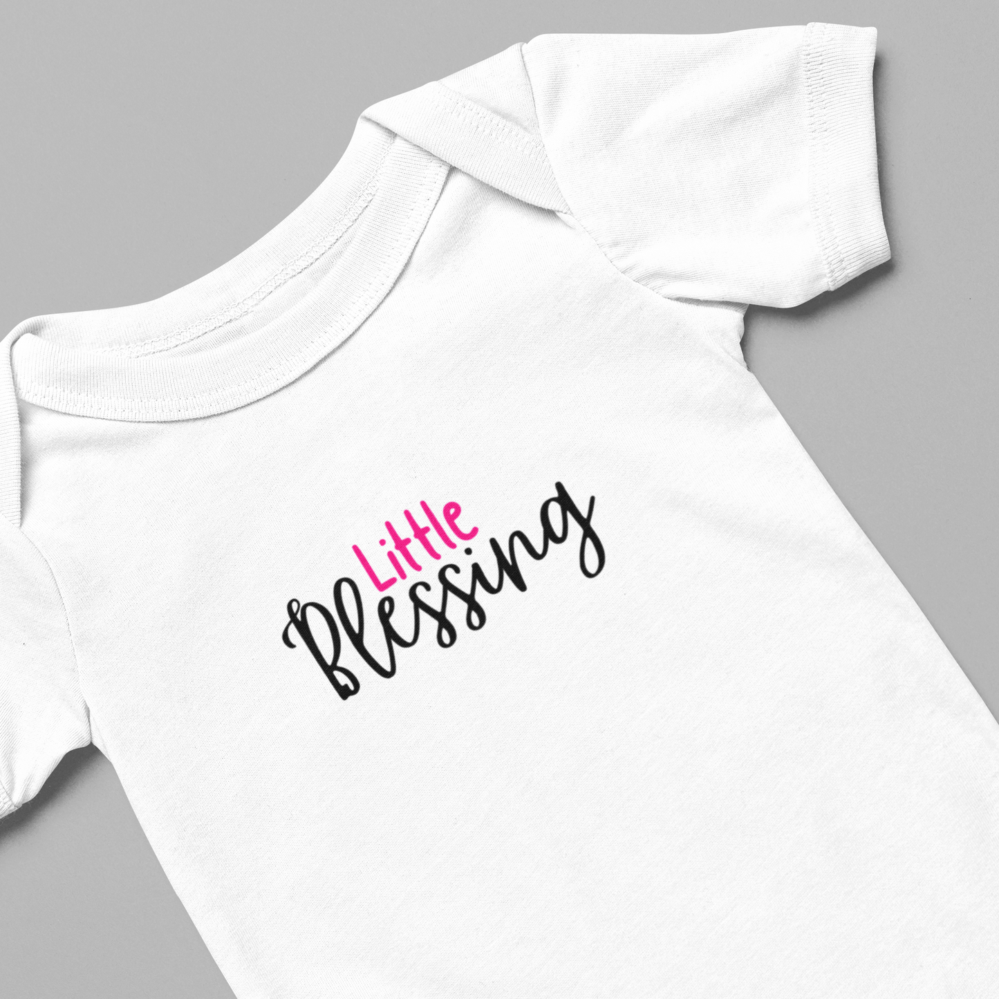 Little Blessing Baby Girl Bodysuit | Christian Infant Onesie | Faith-Based Baby Girl Outfit | Baby Shower Gift