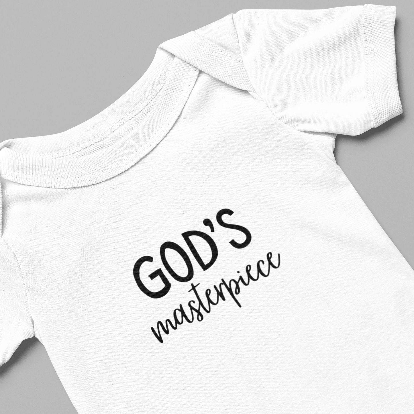 God's Masterpiece Baby Onesie | Christian Infant Bodysuit | Faith-Based Baby Gift