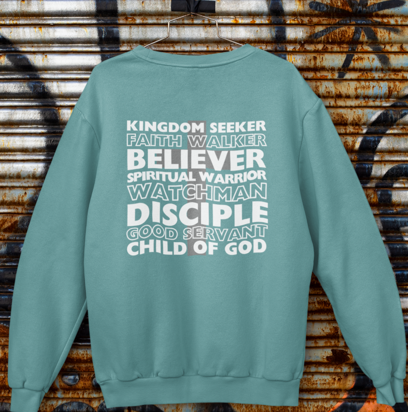 Child Of God Christian High Quality Unisex Sweatshirt. Believer Crewneck. Names For God's Children Comfort Colors Garment Dyed Sweatshirt. Believer