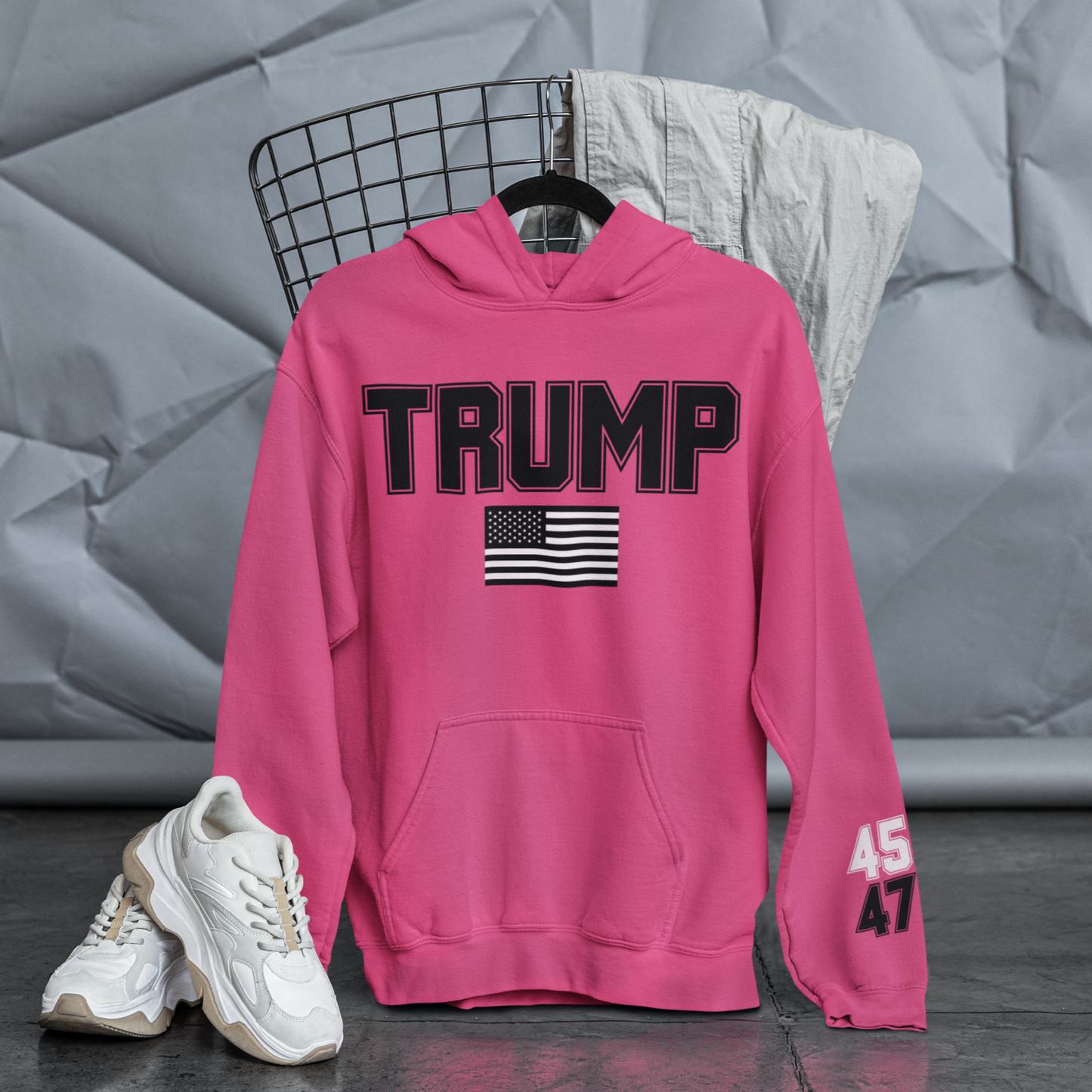 Trump 45-47 Heavyweight Hooded Sweatshirt