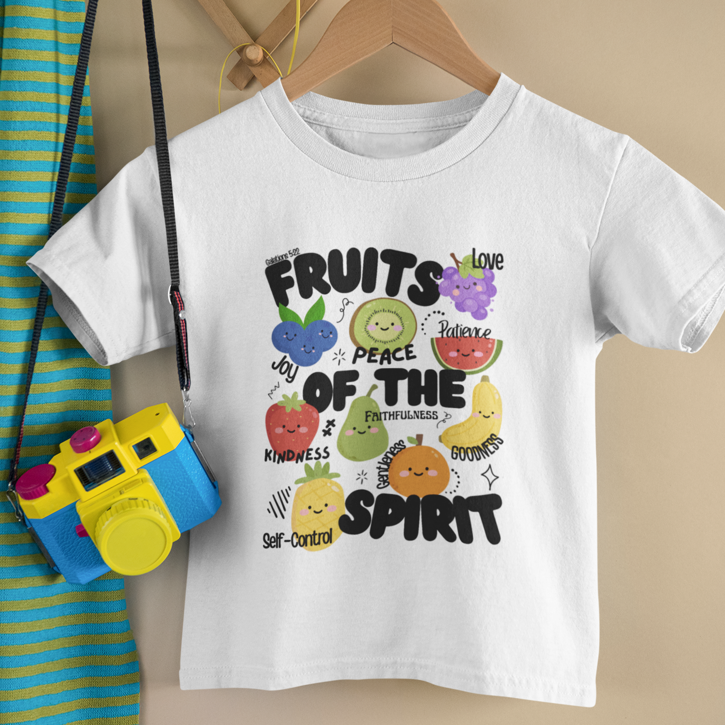 'Fruits of the Spirit' Toddler Tee - Cute Bible Verse Christian Toddler Shirt