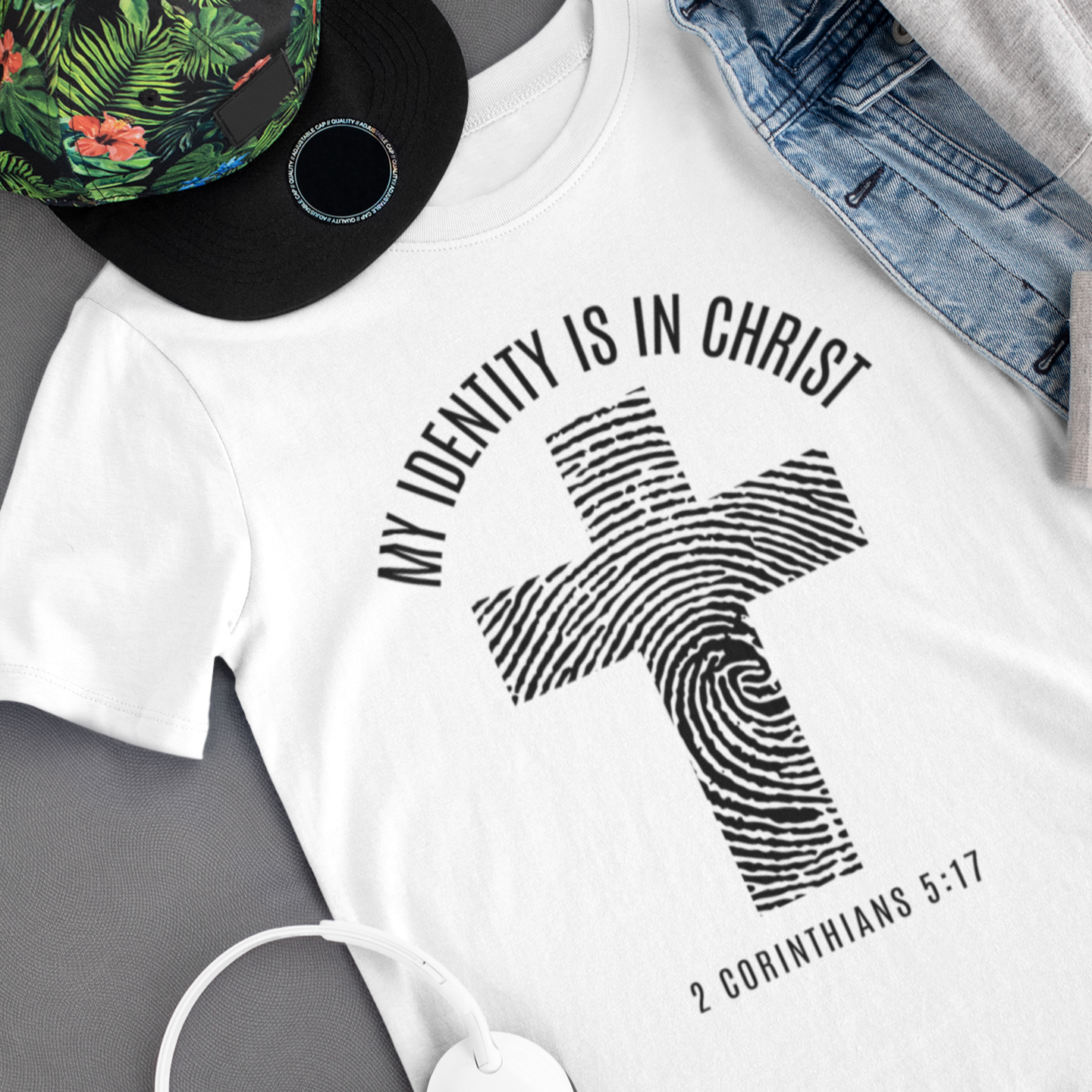My Identity Is In Christ Faith-Inspired Youth Tee, Spiritual T-Shirt, Christian Youth Apparel, Bible Verse Tee