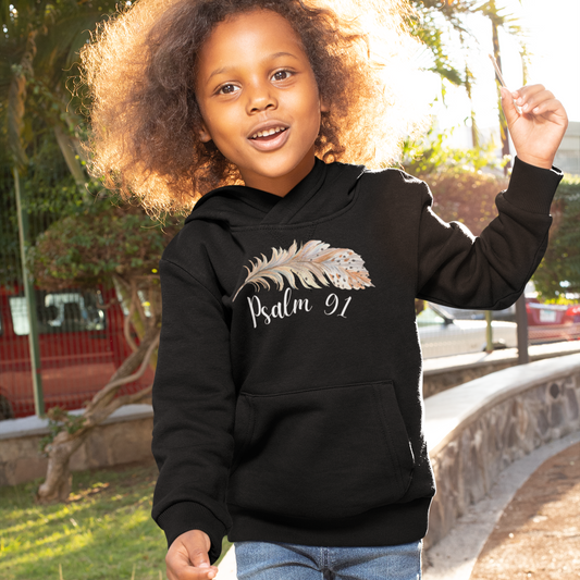 Girls Psalm 91 Hooded Sweatshirt