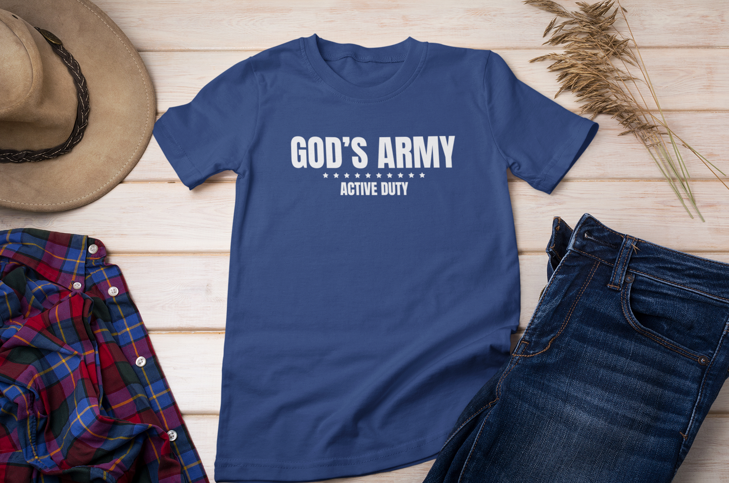 God's Army Active Duty Unisex Jersey Short Sleeve Tee