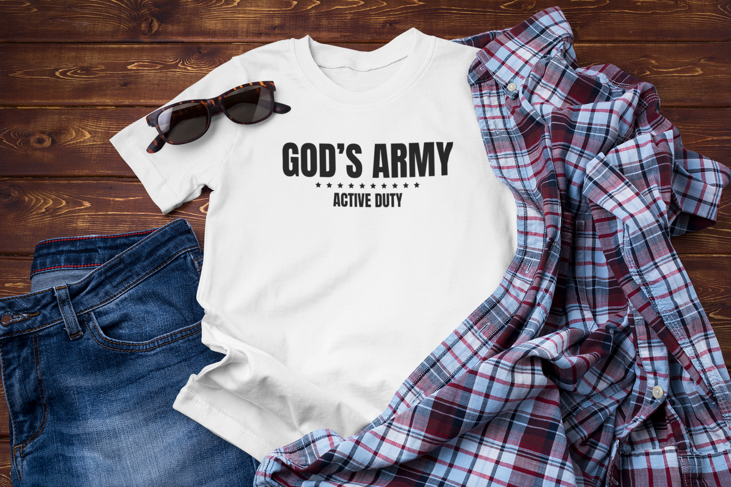 God's Army Active Duty Unisex Jersey Short Sleeve Tee