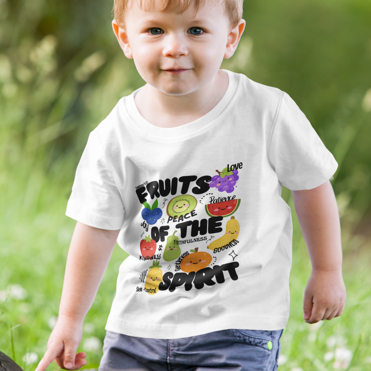 'Fruits of the Spirit' Toddler Tee - Cute Bible Verse Christian Toddler Shirt