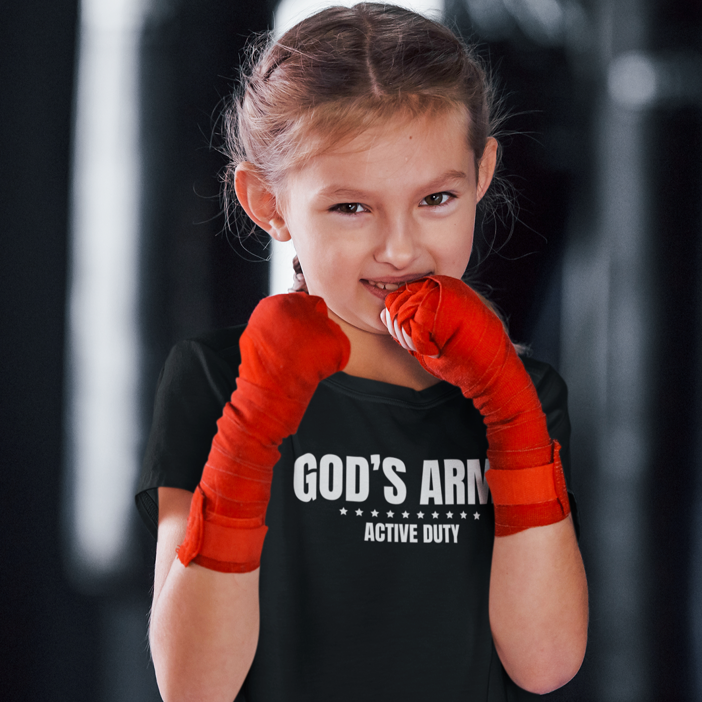 God's Army Active Duty Christian Youth Short Sleeve Tee