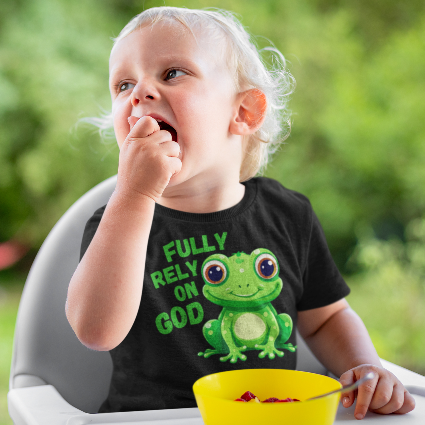 Christian Toddler Short Sleeve T-Shirt. FROG Toddler Boy Tee